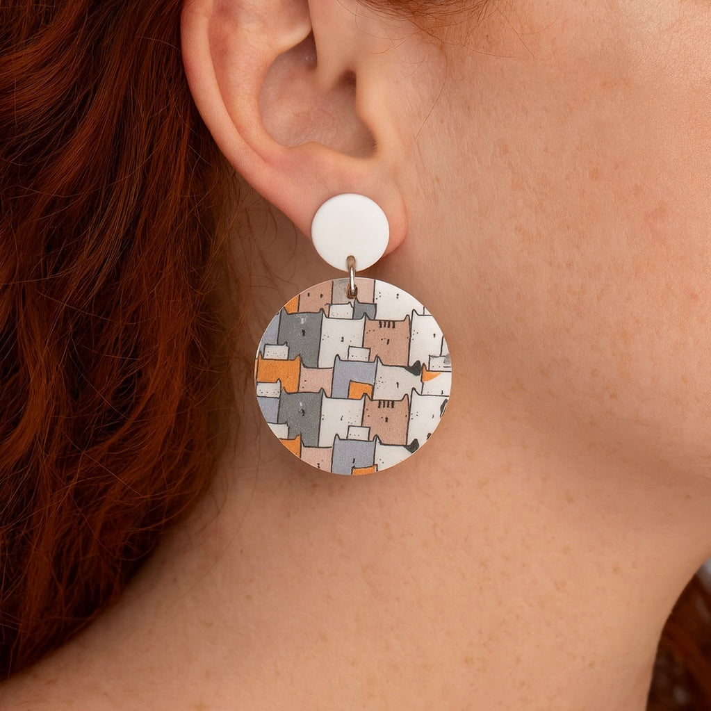 Raindrop Acrylic Dangles