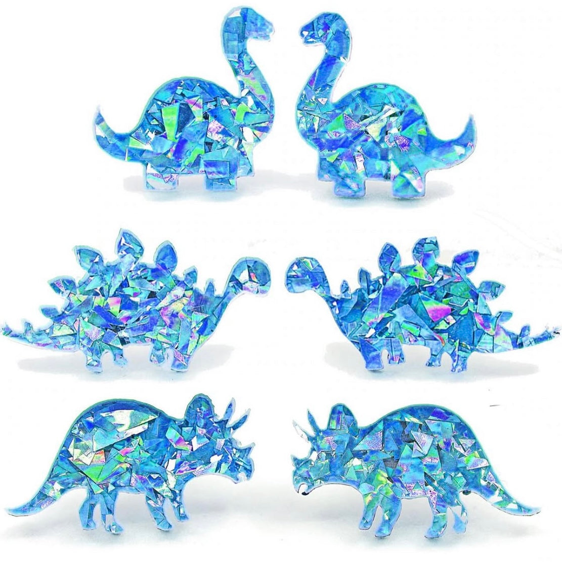 Trio Dinosaur Studs (multiple colours available)