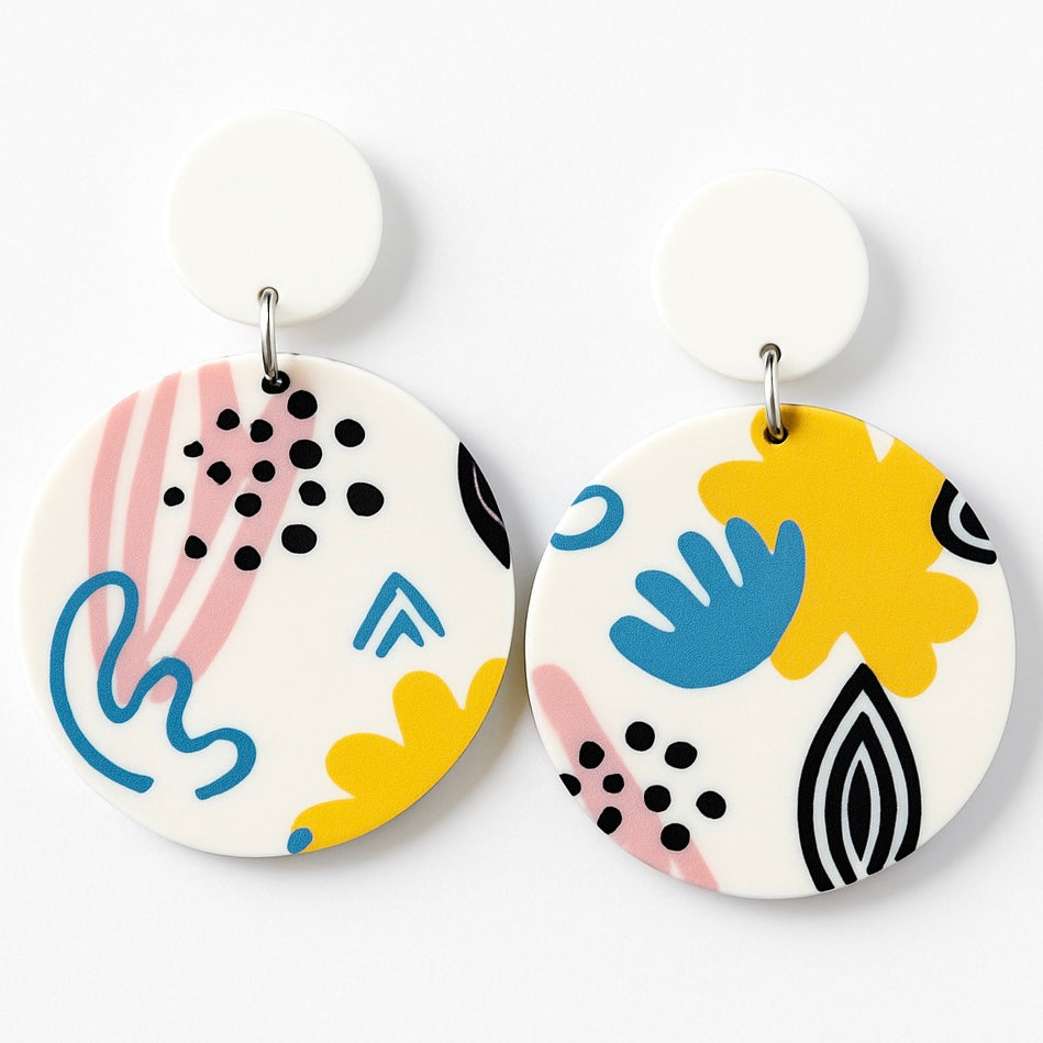 Abstract Acrylic Dangles