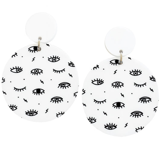 Abstract Eye Acrylic Earrings