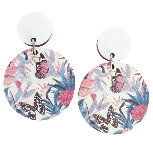 Butterfly Wood Dangles